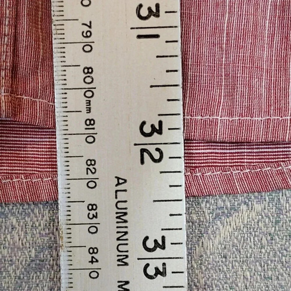 Michael Brandon Men's Red Long Sleeve Button  Up Dress Shirt SLIM FIT XXL - Picture 12 of 12